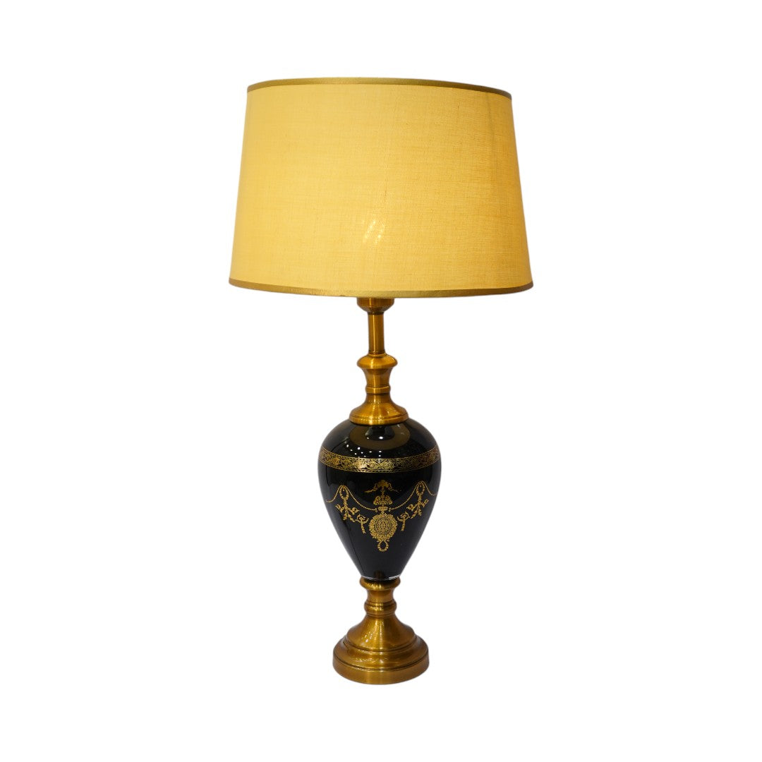 Czech Glass Vintage Table Lamp