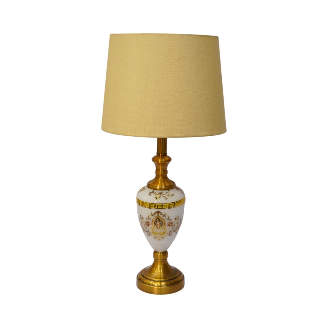 Versace Glass Radiant White Table Lamp