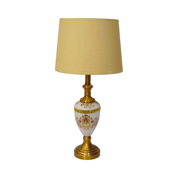 Versace Glass Radiant White Table Lamp