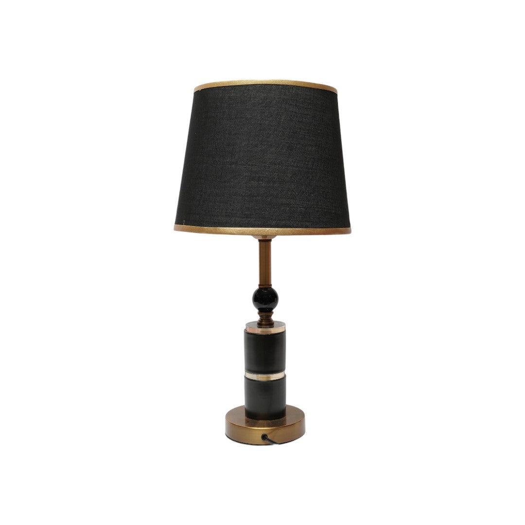 Sable Brass Column Table Lamp