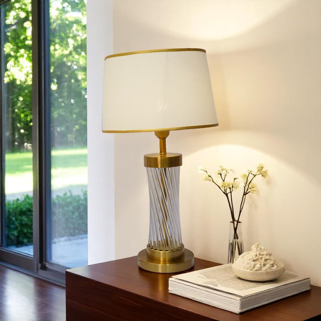Sora Luxe Brass Crystal  Accent Light