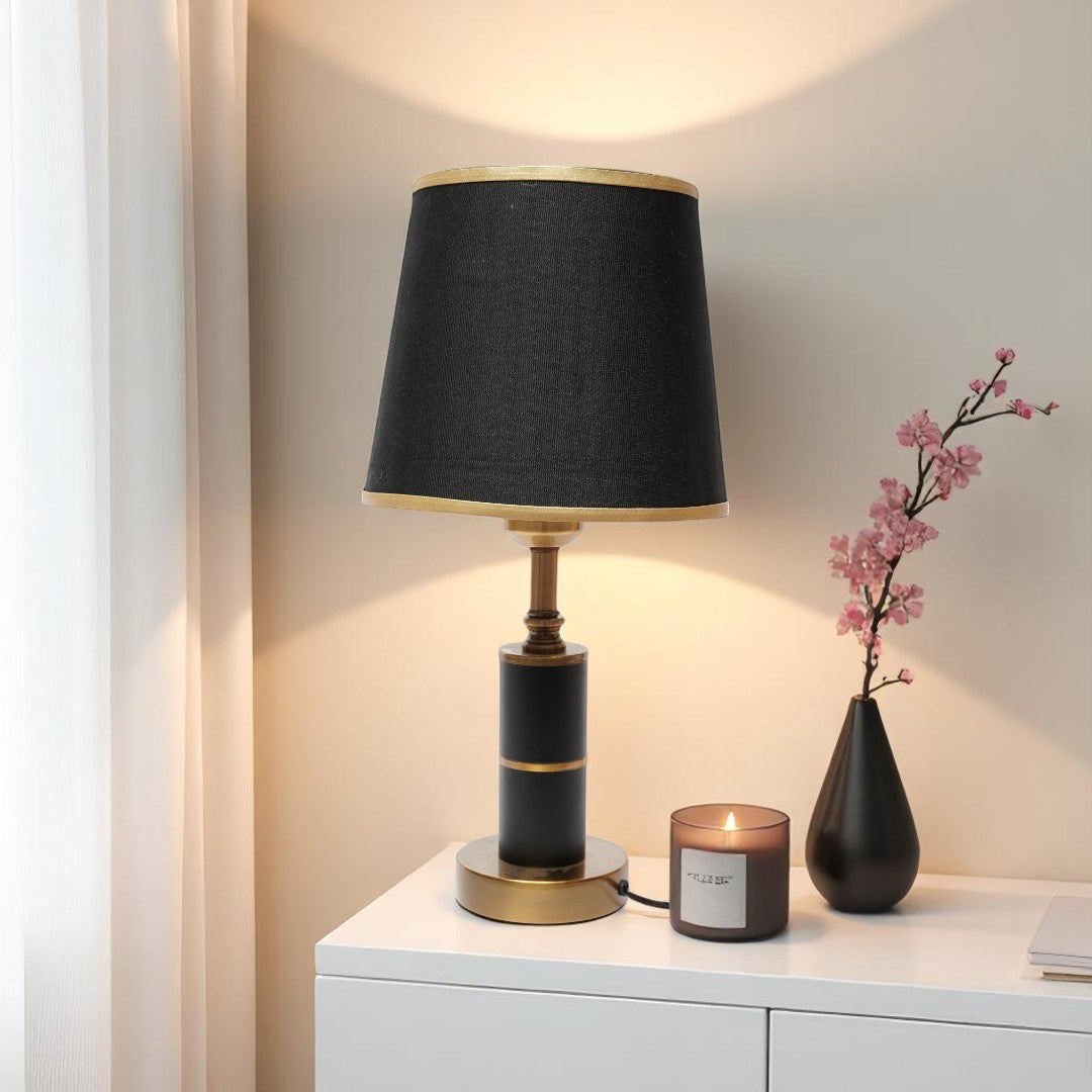 Ellington Brushed Brass Side Table Lamp