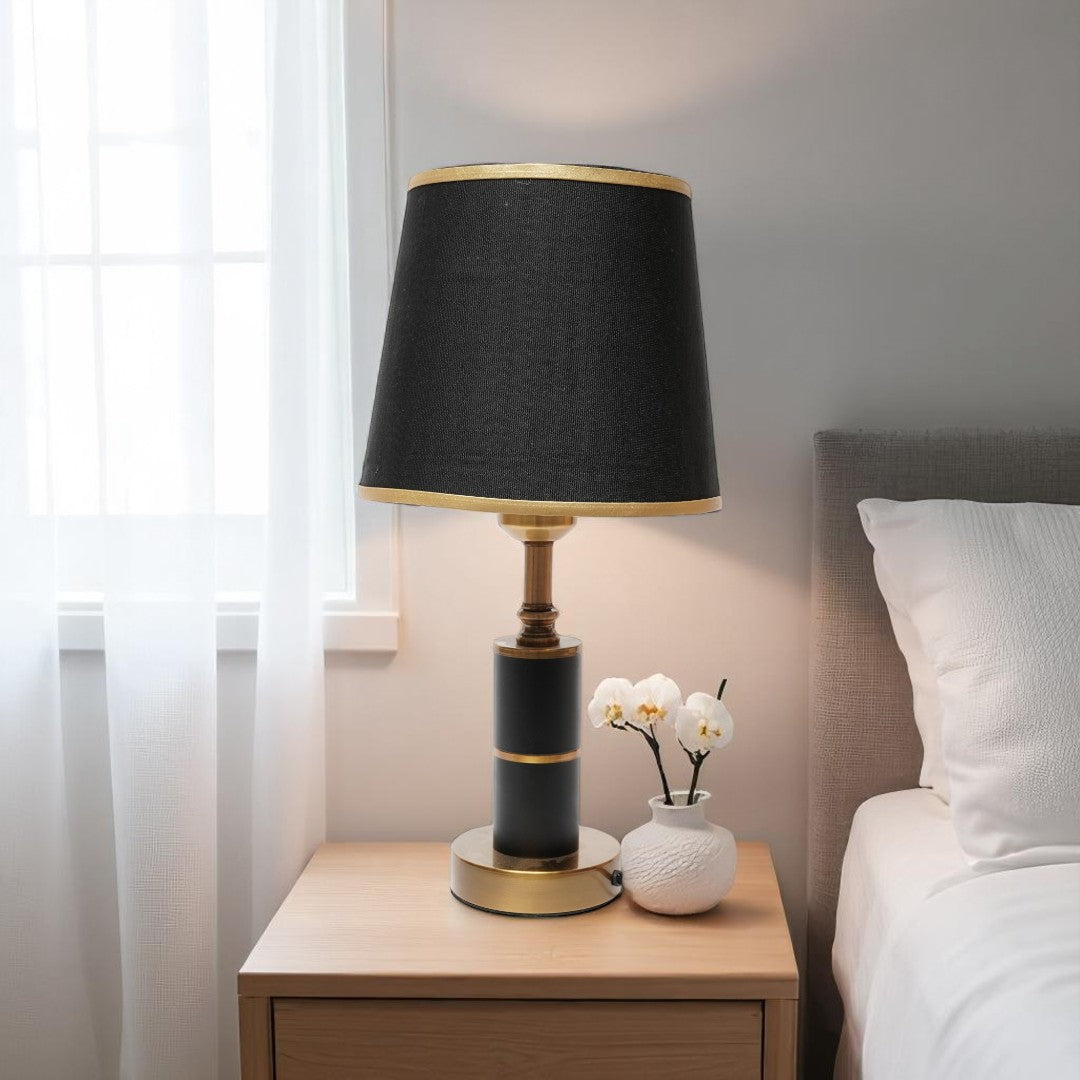 Ellington Brushed Brass Side Table Lamp