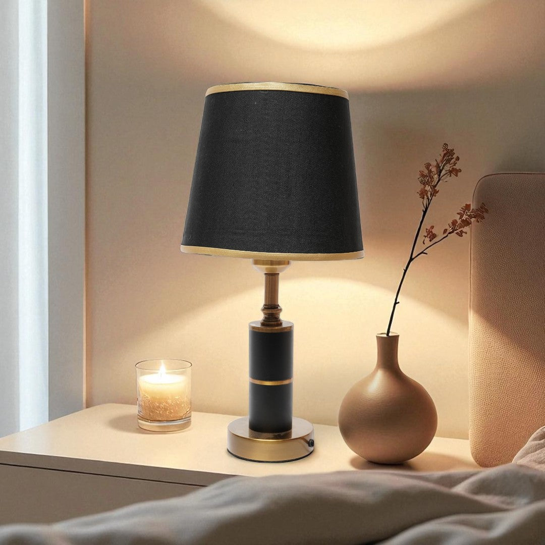 Ellington Brushed Brass Side Table Lamp
