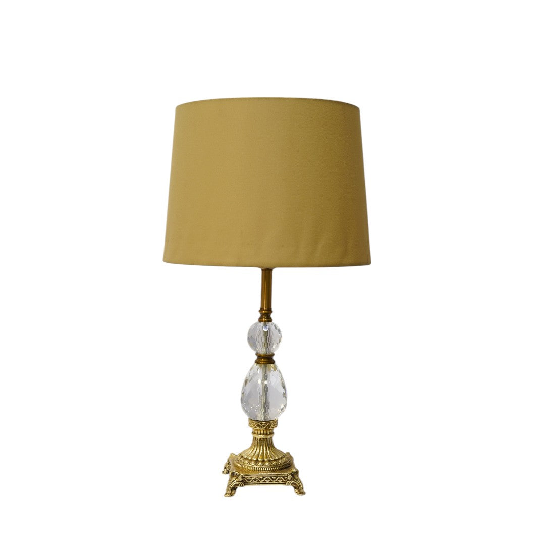 Theon Brass Column Table Lamp
