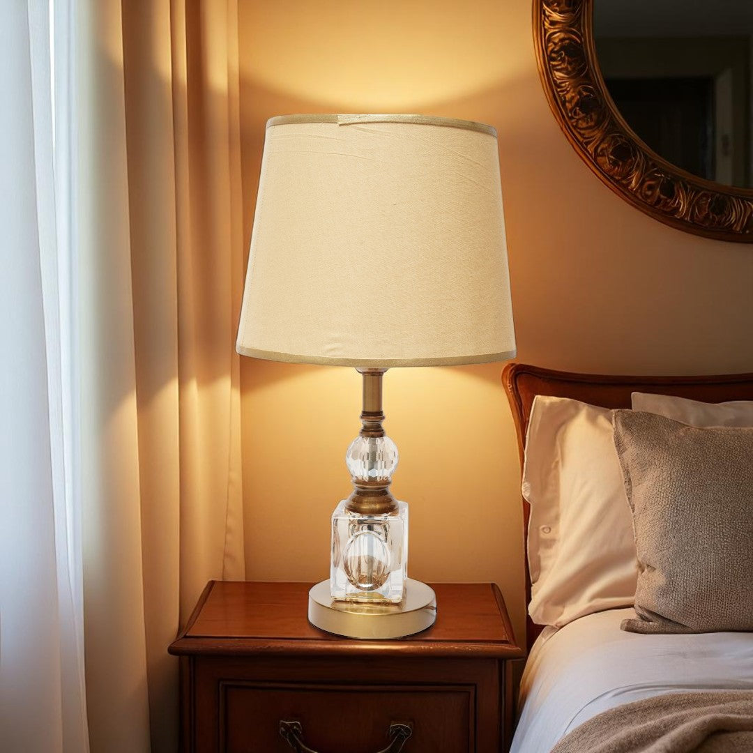 Prescott Modern Brass Table Lamp