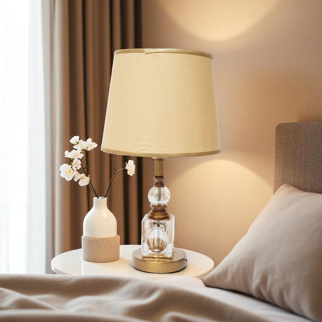 Prescott Modern Brass Table Lamp