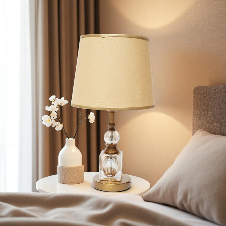 Prescott Modern Brass Table Lamp