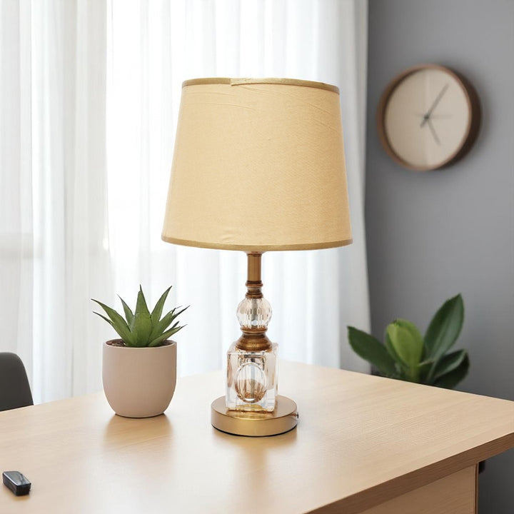 Prescott Modern Brass Table Lamp