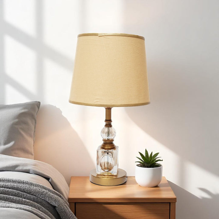 Prescott Modern Brass Table Lamp