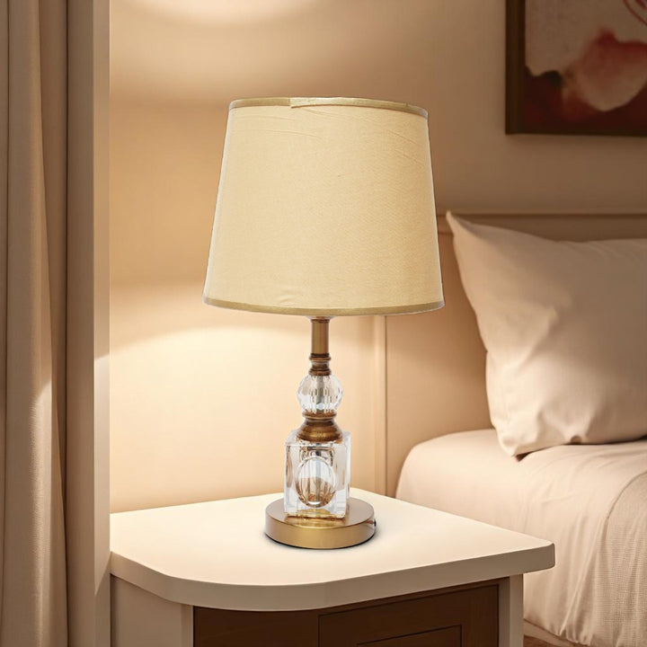 Prescott Modern Brass Table Lamp