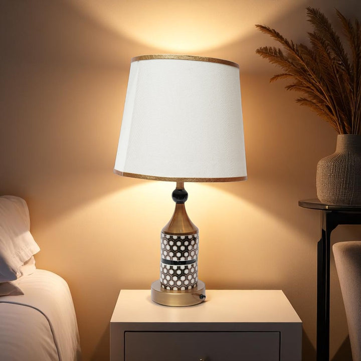 Everly Polished Brass Accent Lamp