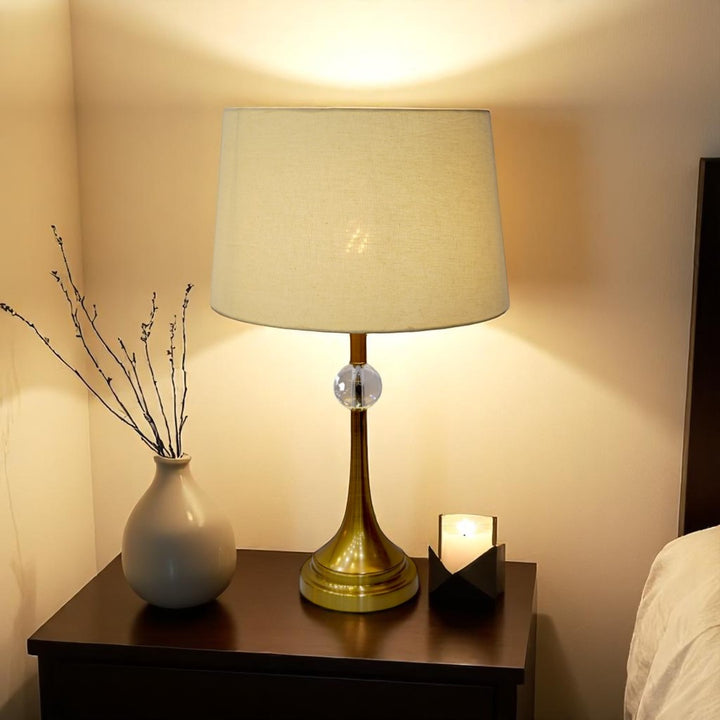 Isla Brass Orb Table Lamp