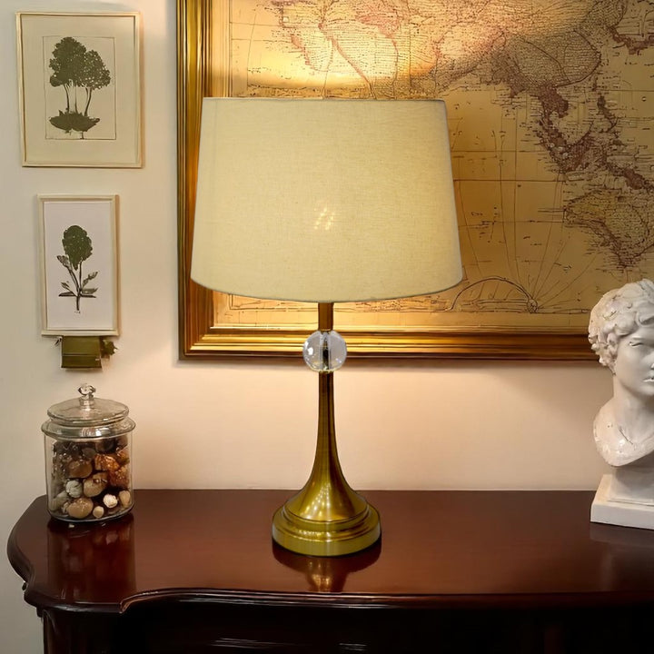 Isla Brass Orb Table Lamp