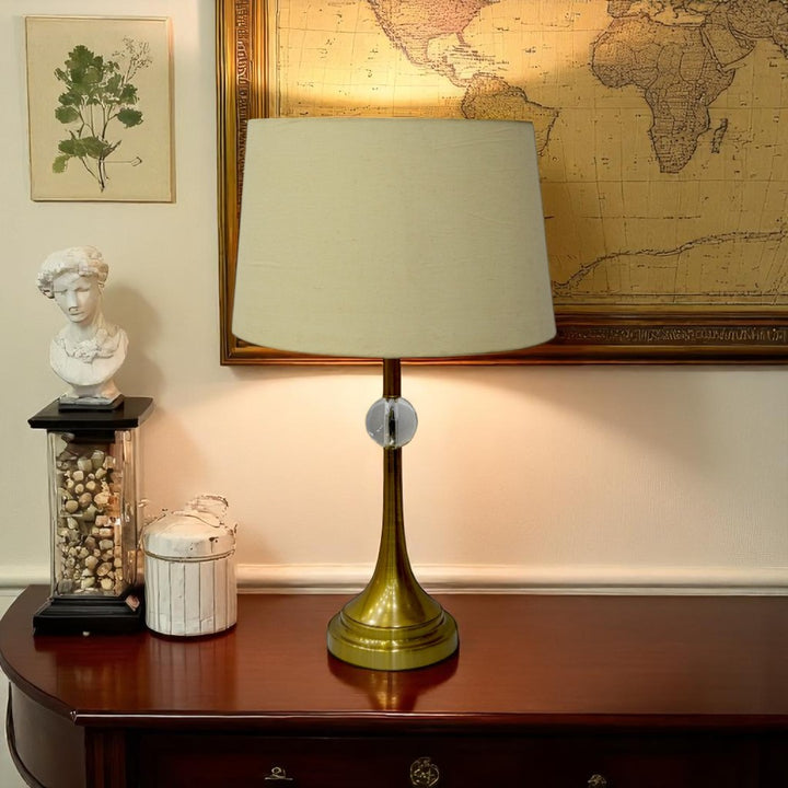 Isla Brass Orb Table Lamp