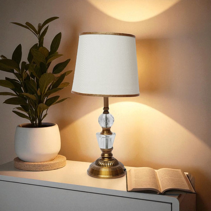 Monroe Sculpted Brass Table Lamp