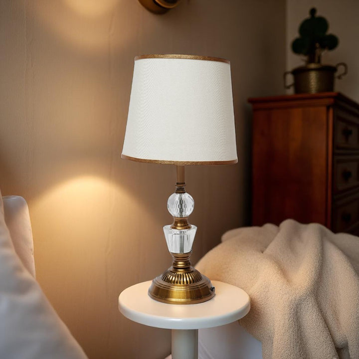 Monroe Sculpted Brass Table Lamp