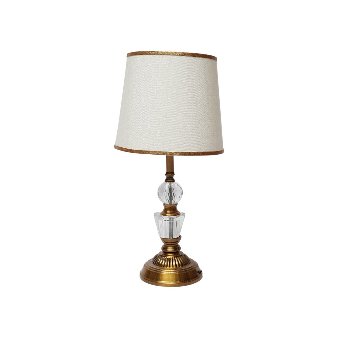 Monroe Sculpted Brass Table Lamp