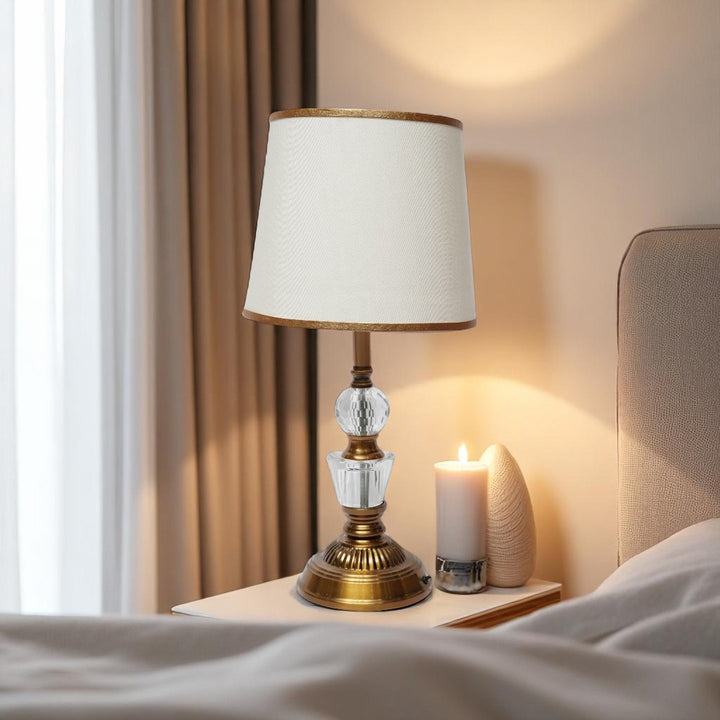 Monroe Sculpted Brass Table Lamp