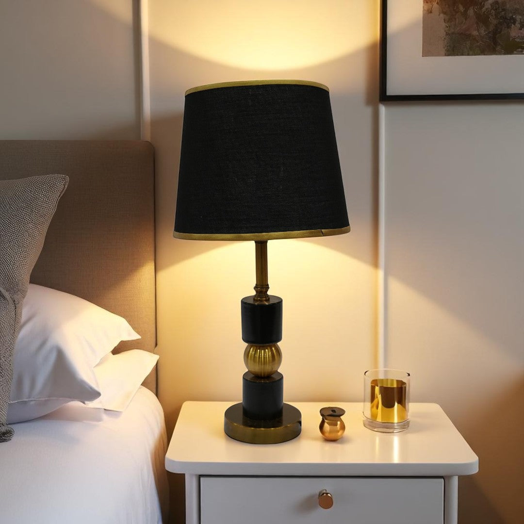 Ashbury Luxe Tapered Brass Accent Lamp