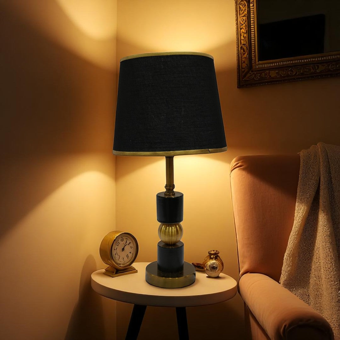 Ashbury Luxe Tapered Brass Accent Lamp