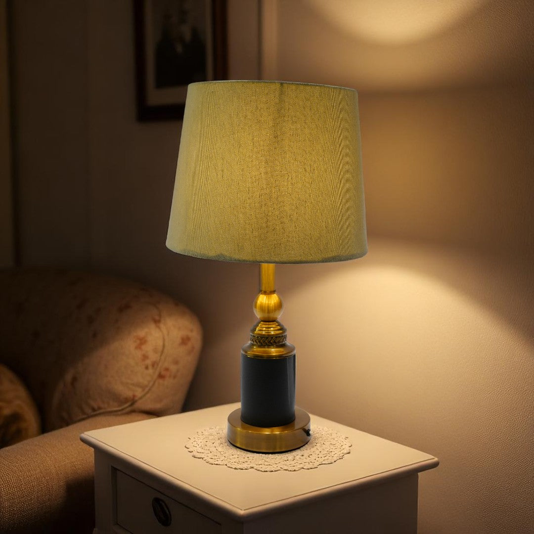 Whitmore Tall Brass Artisanal Table Lamp