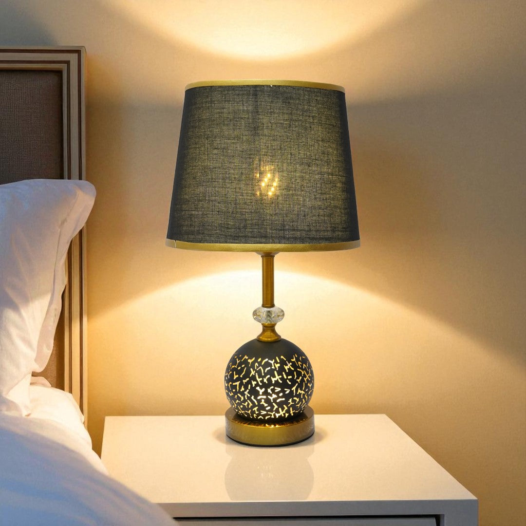 Linden Dual-Glow Brass LED Table Lamp