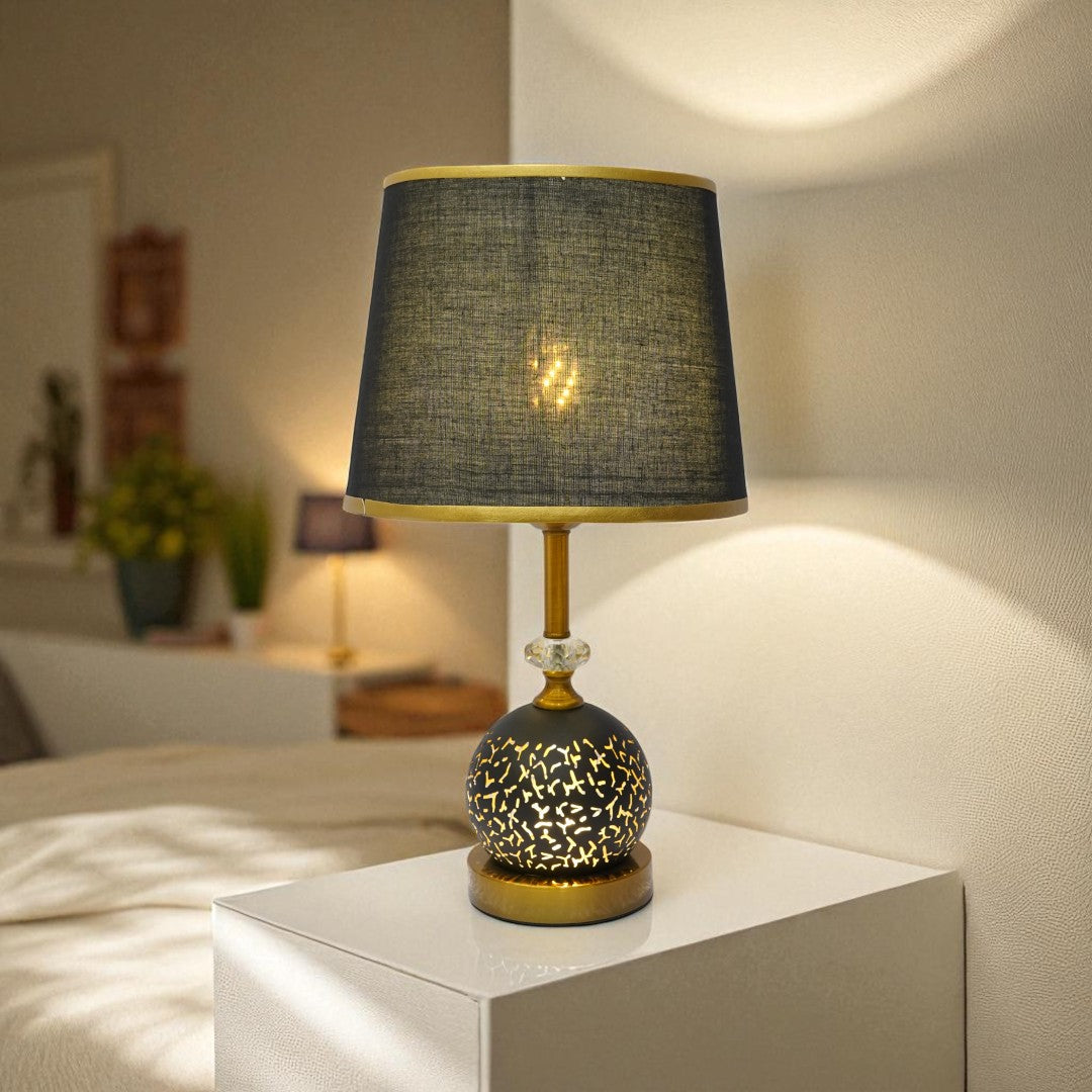 Linden Dual-Glow Brass LED Table Lamp