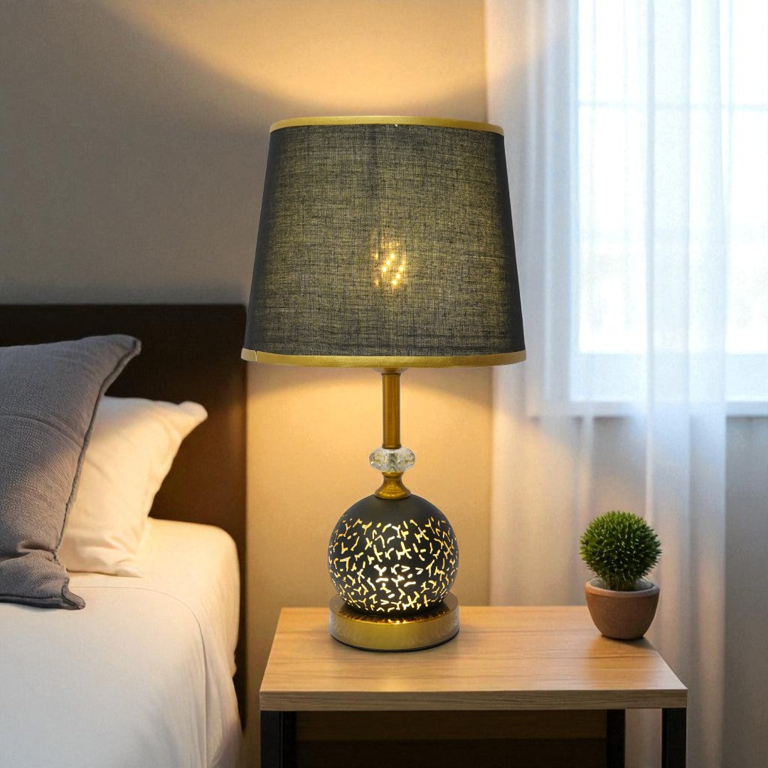 Linden Dual-Glow Brass LED Table Lamp