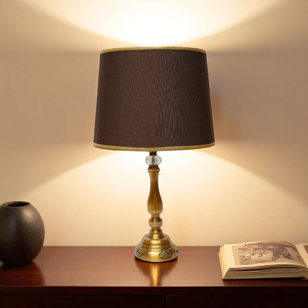 Nox Polished Brass Lamp