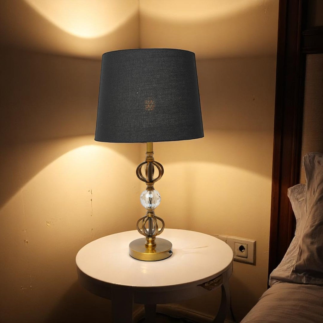 Alina Modern Brass Side Table Lamp