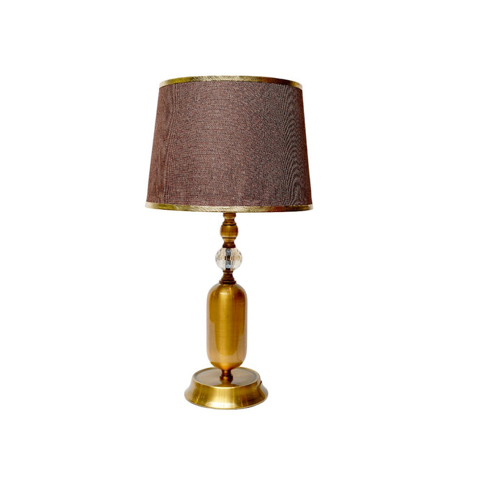 Tivra Industrial Brass Table Lamp