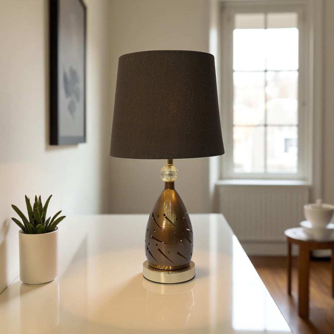 Alton Pivot-Dual Brass LED Lamp