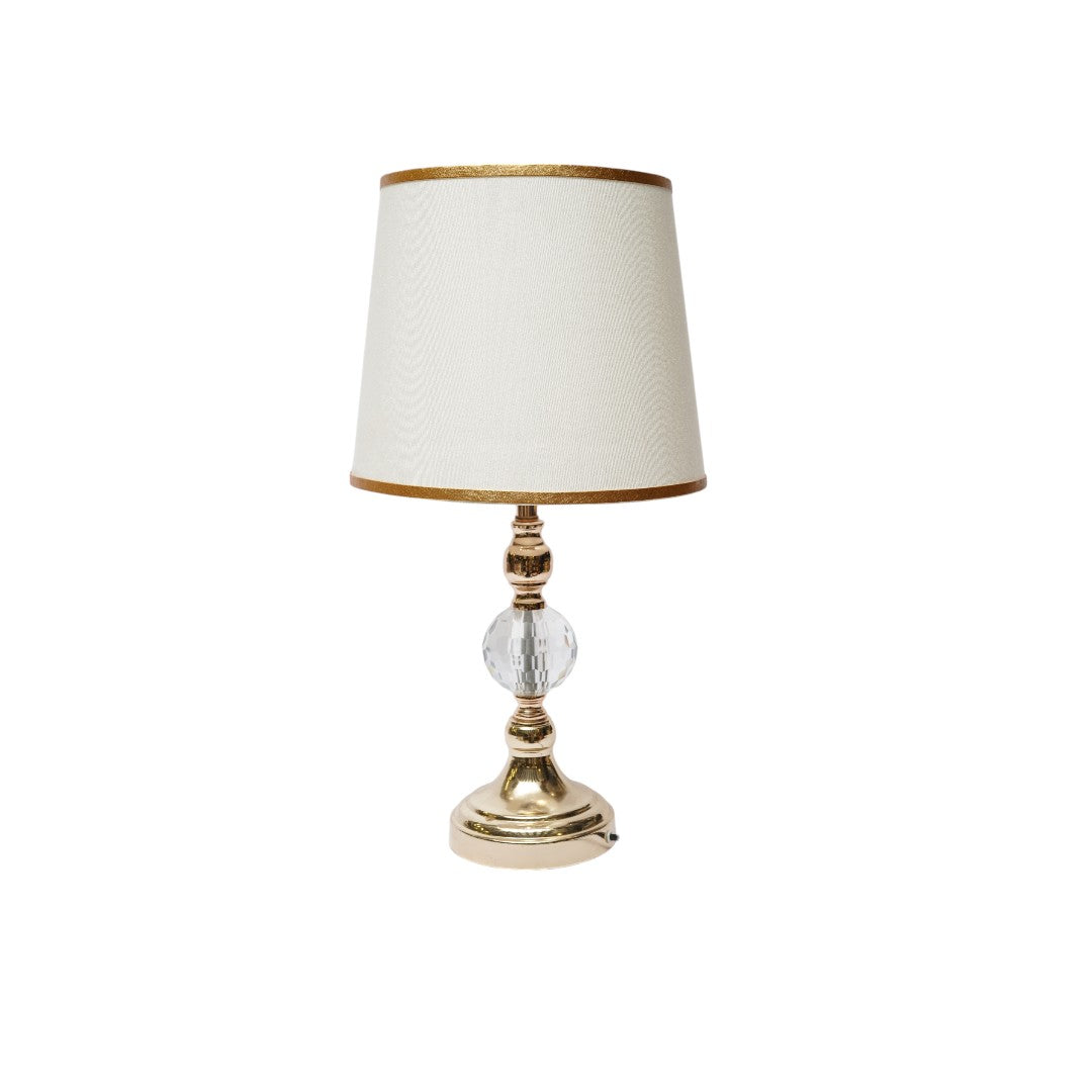 Kensington Sculpted Brass Side Lamp