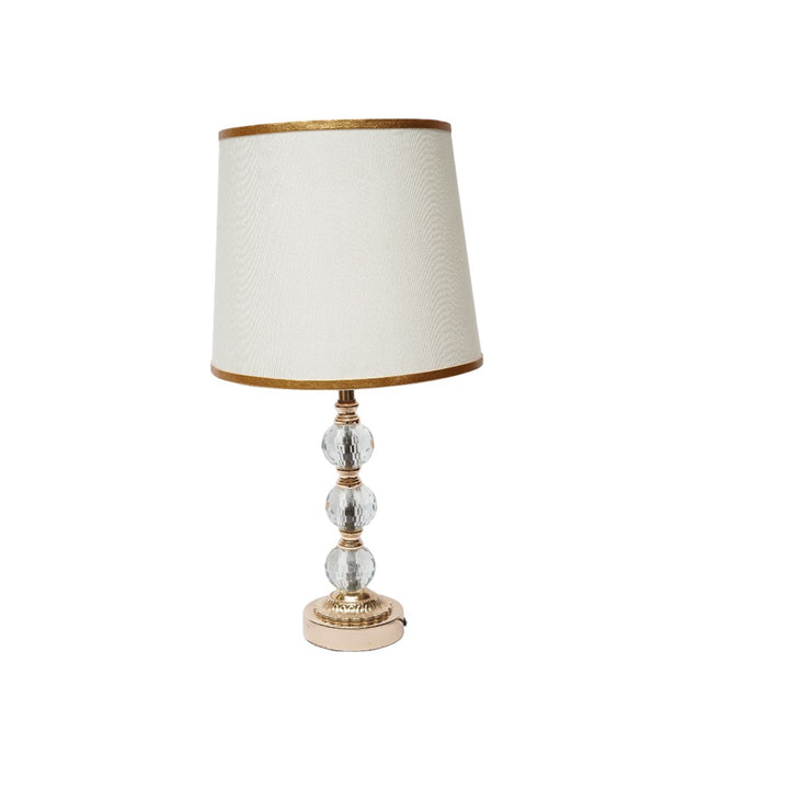 Devon Ridge Crystal Brass Table Lamp