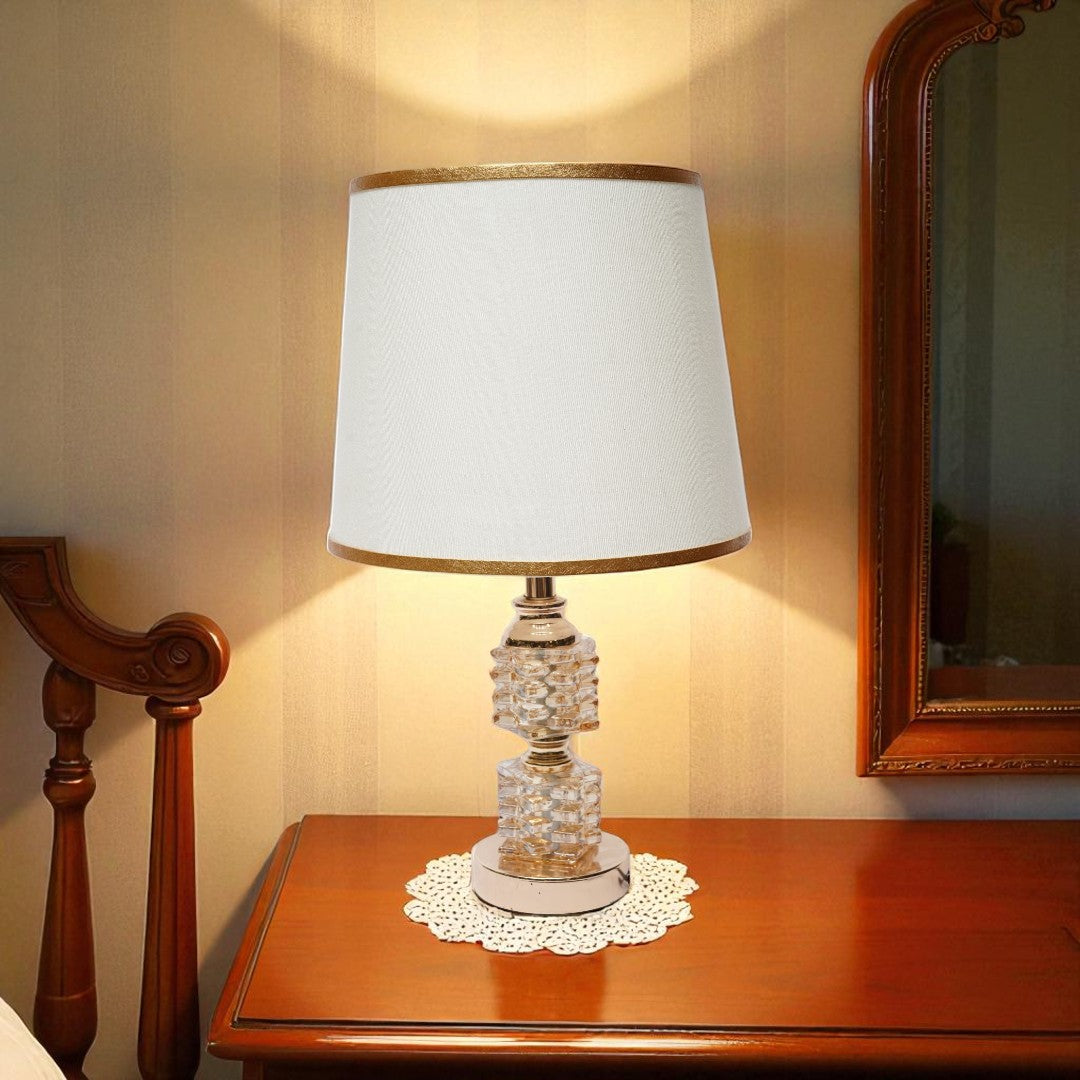 Ashbury Gold Crystal Side Lamp