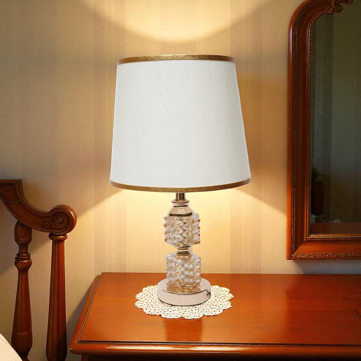 Ashbury Gold Crystal Side Lamp