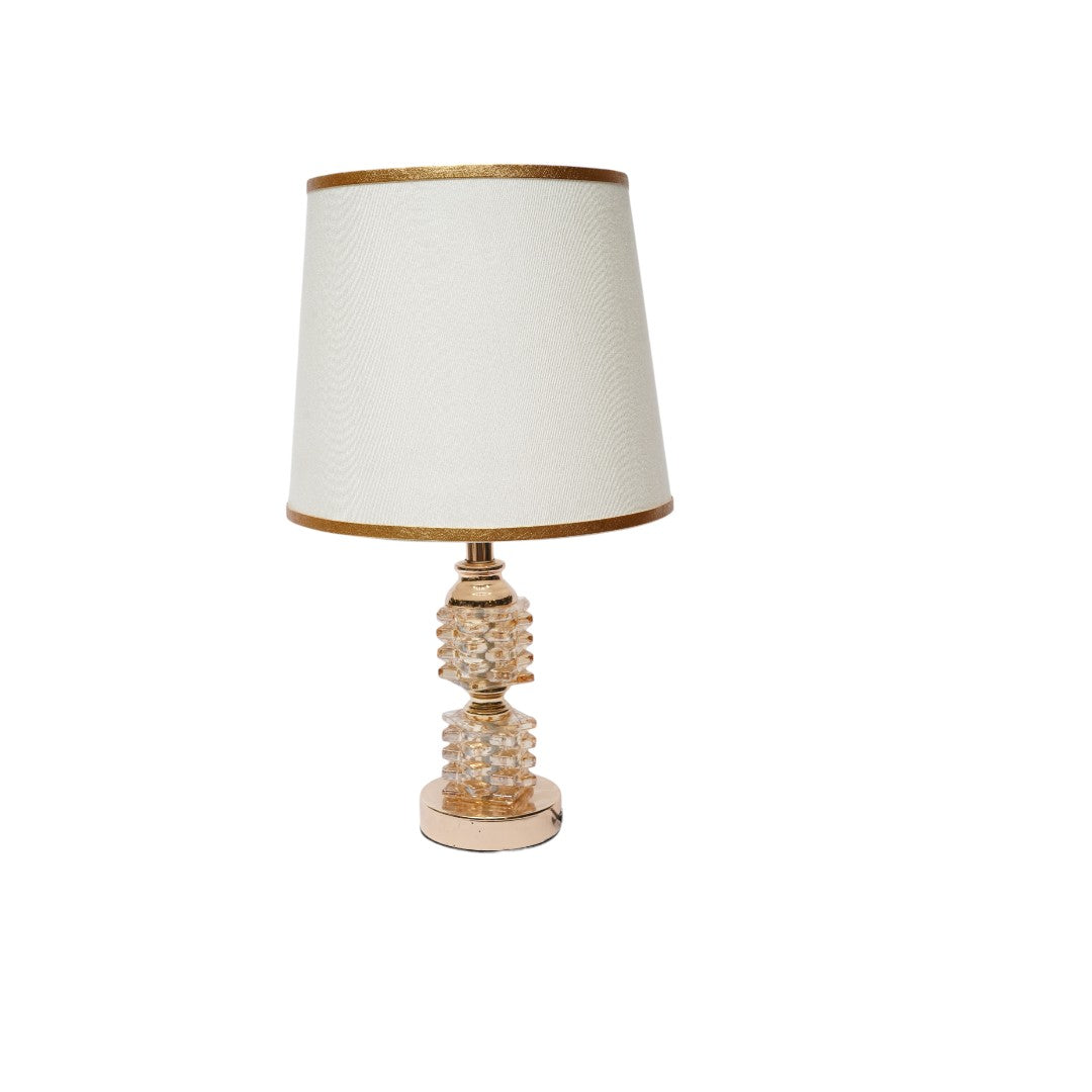Ashbury Gold Crystal Side Lamp