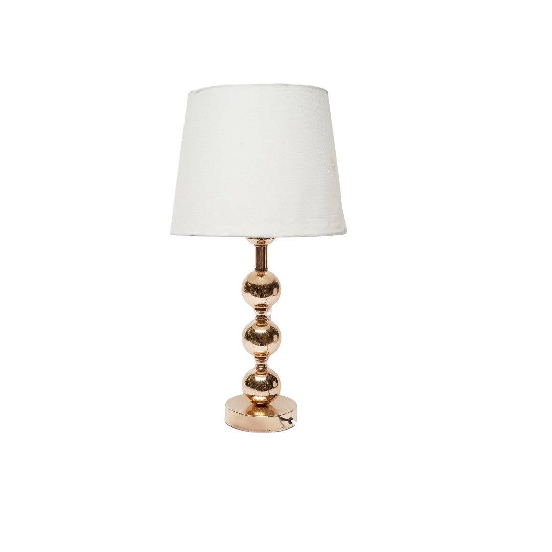 Everly Turned Brass Side Table Lamp