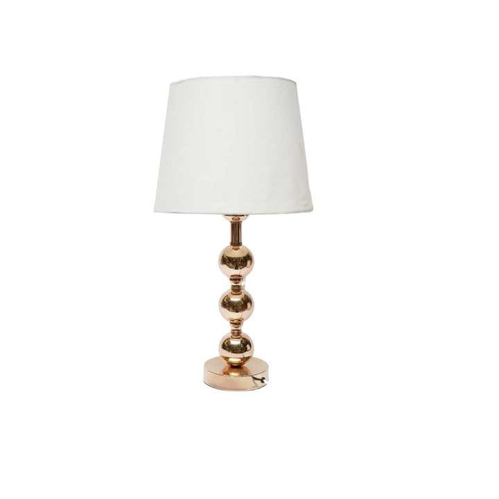 Everly Turned Brass Side Table Lamp