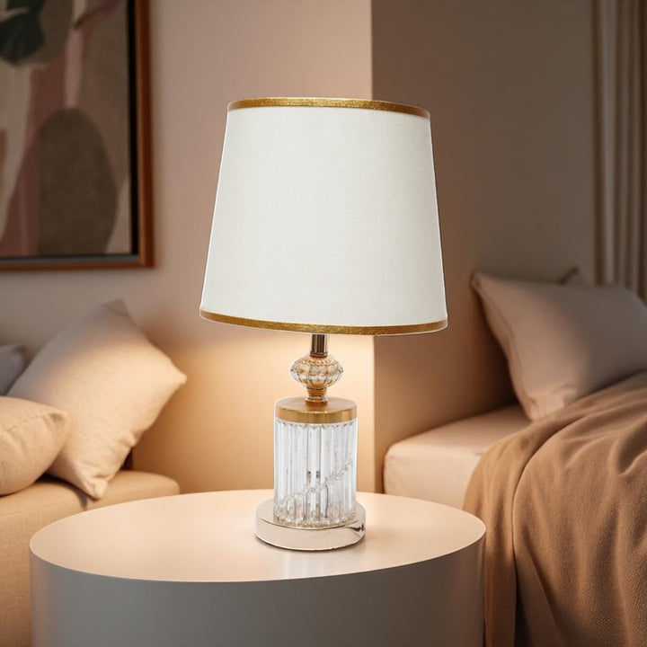 Halden Minimalist Brass Disc Lamp