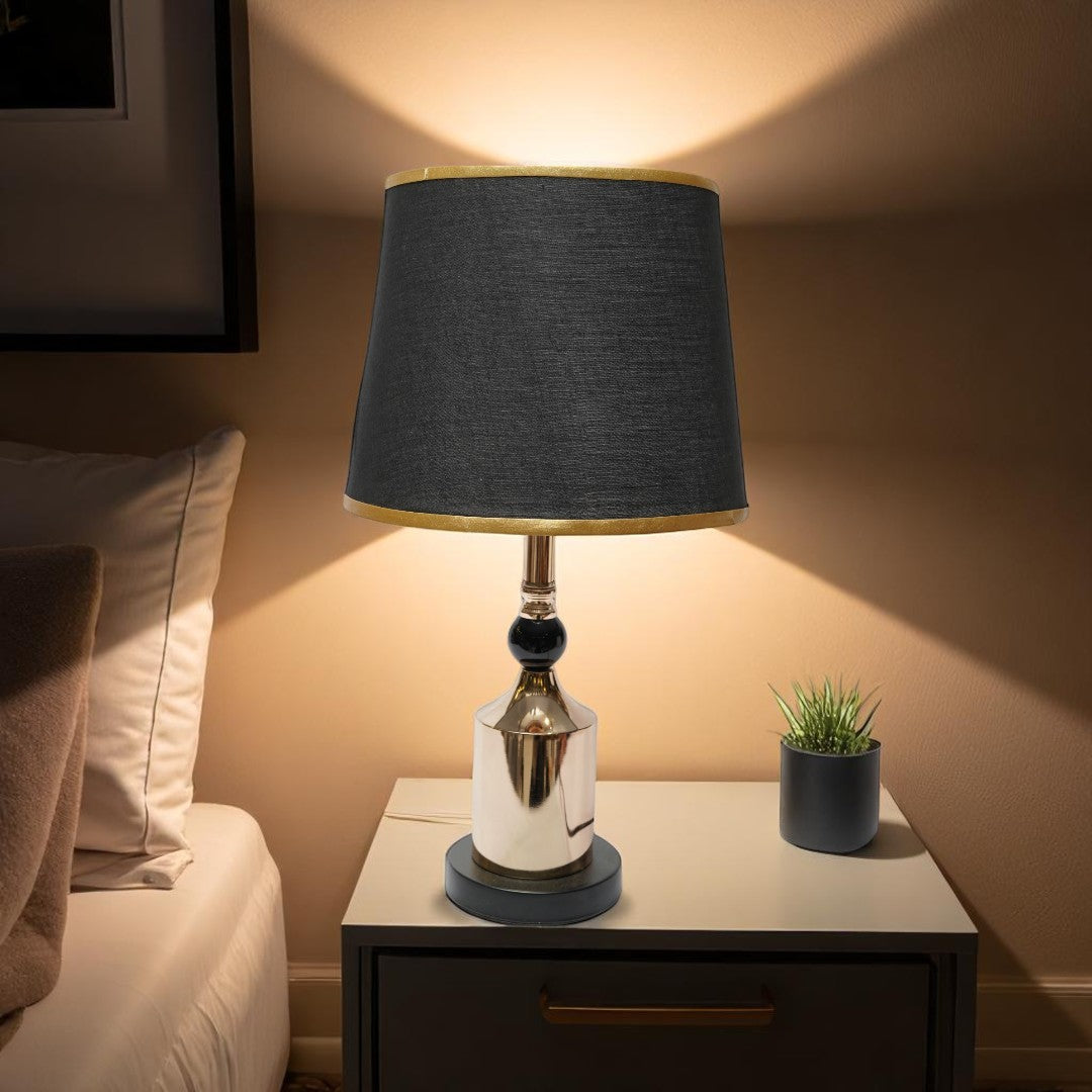 Carrington Petite Brass Side Lamp