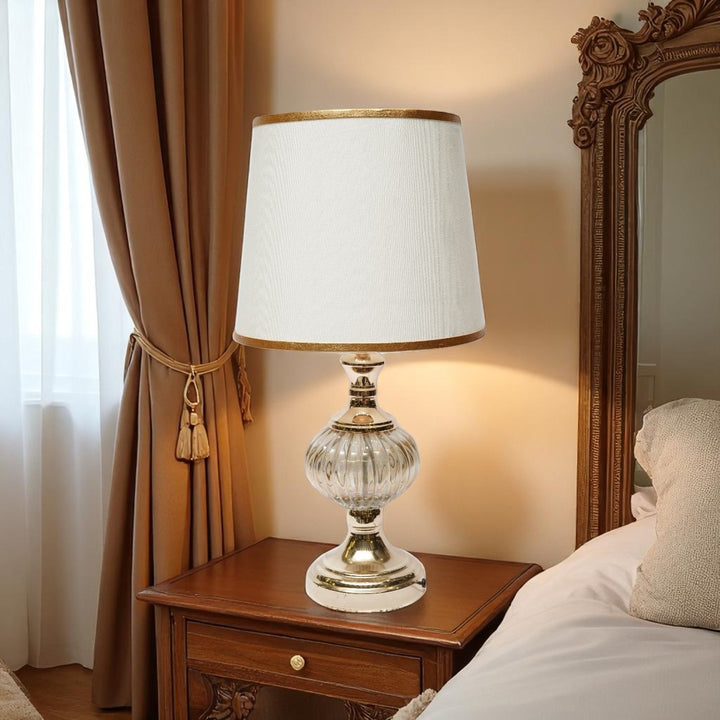 Wellington Crossbar Brass Accent Lamp