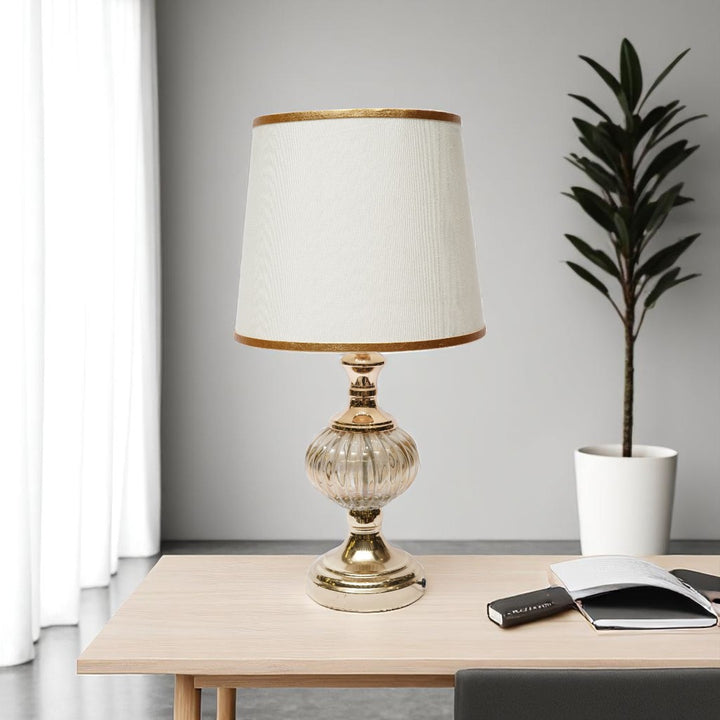 Wellington Crossbar Brass Accent Lamp