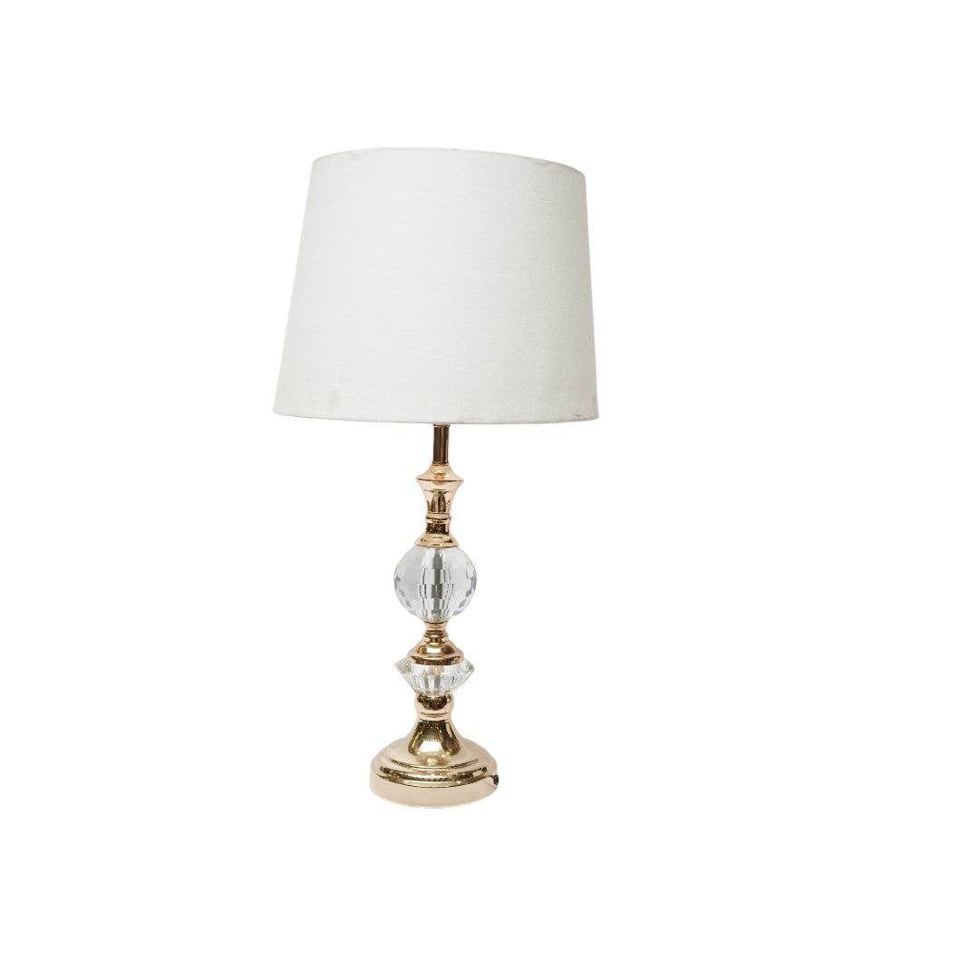 Elandra Curved Brass Table Lamp