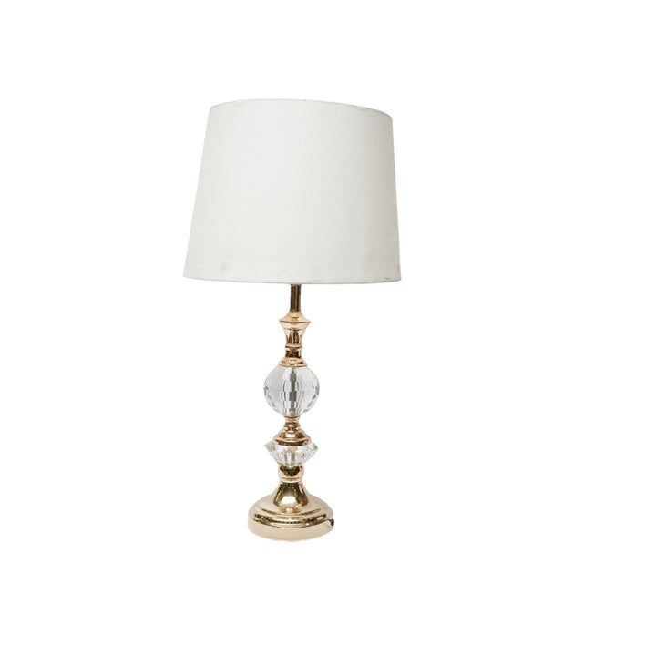 Elandra Curved Brass Table Lamp