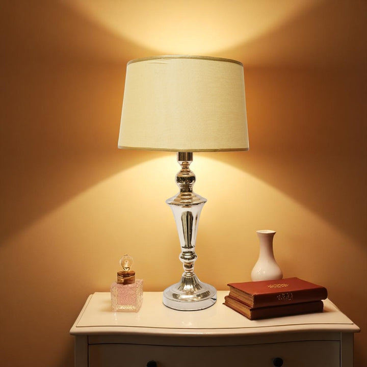 Easton Antique Brass Side Table Lamp