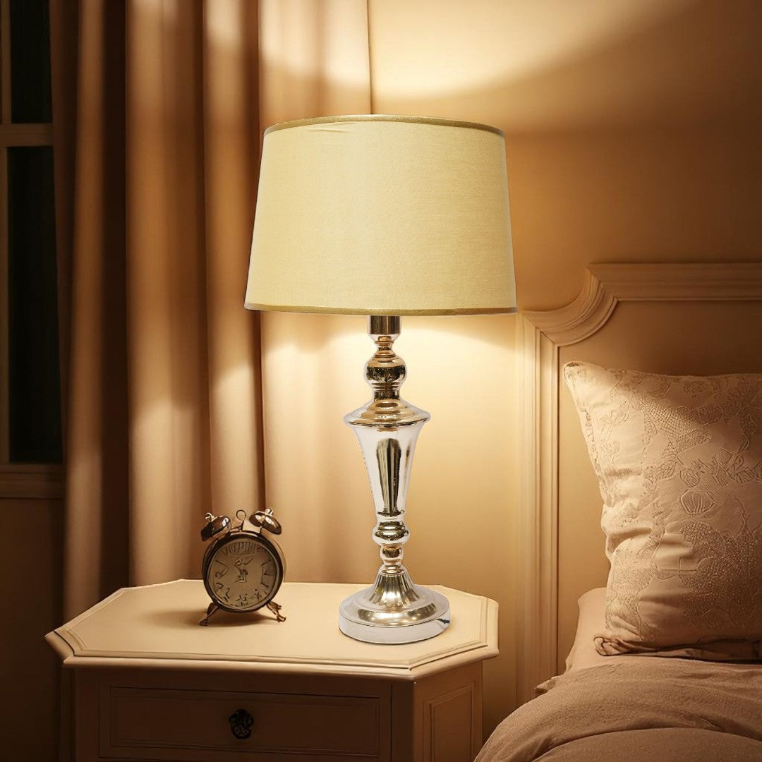 Easton Antique Brass Side Table Lamp