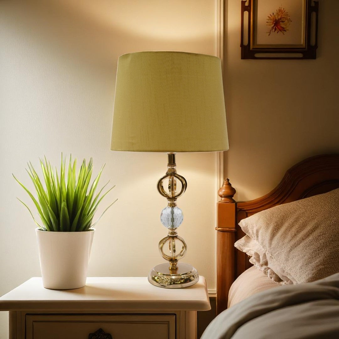 Cavendish Textured Brass Side Lamp