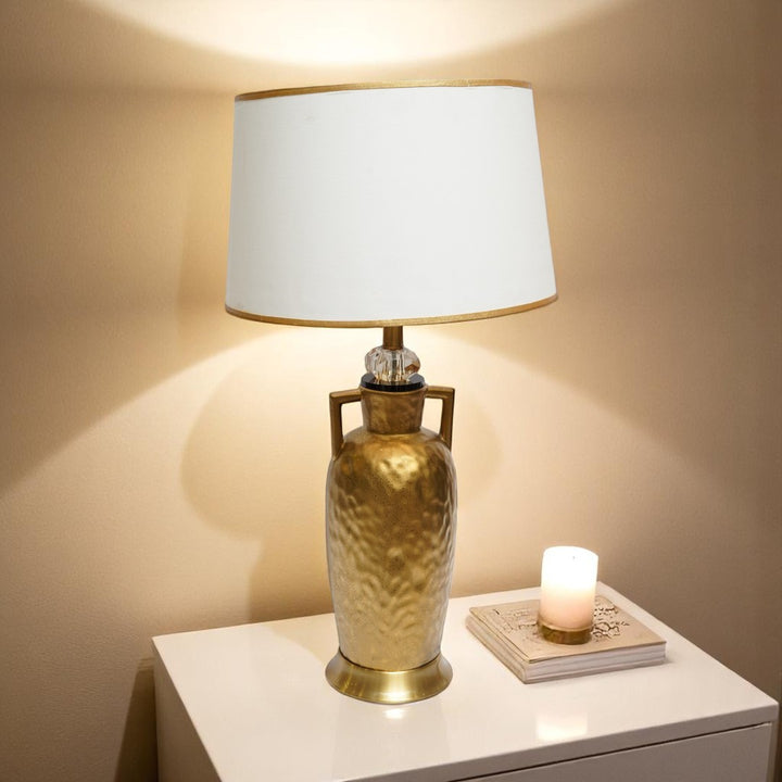 Solmara Gold Ceramic Table Lamp